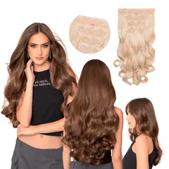 MY DOLL HAIR - Extensión de cabello Mimosa 20 pulgadas - Rubio Claro