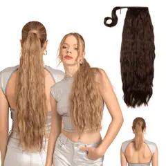 MY DOLL HAIR - Ponytail Ondulada Shak 26 pulgadas - Castaño Claro