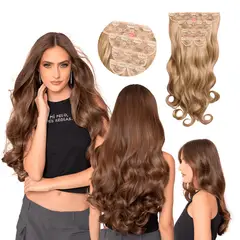 MY DOLL HAIR - Extensión de cabello Mimosa 20 pulgadas - Rubio Cenizo