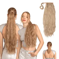 MY DOLL HAIR - Ponytail Ondulada Shak 26 pulgadas - Rubio Claro