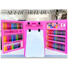 TITAN TOYS - SET DE ARTE PARA NIÑOS Y NIÑAS +3 AÑOS/ 208 PIEZAS