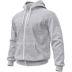 SEVEN ONE - Hoodie Buzo con cremallera Algodon Perchado 280Gr - Dama