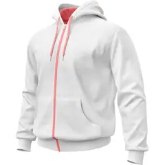 SEVEN ONE - Hoodie Buzo con cremallera Algodon Perchado 280Gr - Dama