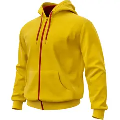 SEVEN ONE - Hoodie Buzo con cremallera Algodon Perchado 280Gr - Dama