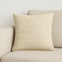NOSSARENA - Funda de cojin Romance 50x50cm Beige
