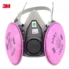 3M - Respirador 6200 Con Doble Filtro 2097