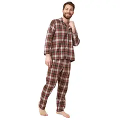 SANTANA - Pijama Hombre Leñadora Ámbar
