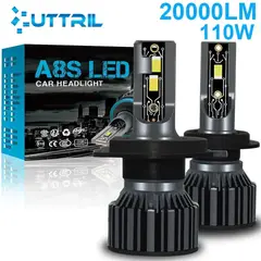 LEDMAX - Par Bombillos Led H4 20000 Lumens Antiniebla