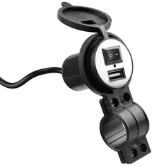 THE HOUSETRONICS - Soporte De Moto Con Cargador Usb Para Celular