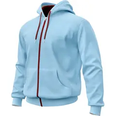 SEVEN ONE - Hoodie Buzo con cremallera Algodon Perchado 280Gr - Dama