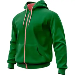 SEVEN ONE - Hoodie Buzo con cremallera Algodon Perchado 280Gr - Dama
