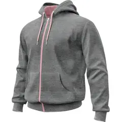 SEVEN ONE - Hoodie Buzo con cremallera Algodon Perchado 280Gr - Dama