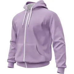 SEVEN ONE - Hoodie Buzo con cremallera Algodon Perchado 280Gr - Dama