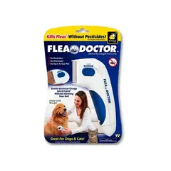 GENERICO - Cepillo Peine Mata Pulgas Eléctrico Perros Gatos Flea Doctor