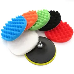 GENERICO - Set Pomos Discos Polichar Brillar Taladro Pulidora 8 Pcs 7