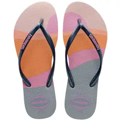 HAVAIANAS - Chanclas Sandalias Slim Palette Glow Mix Mujer Azul
