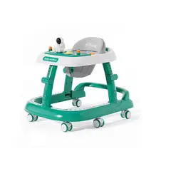 KIDSHOP - Caminador Andadera Para Bebe Didactico Musical Verde 7140