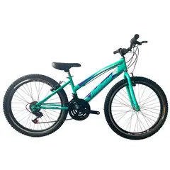 ATILA - Bicicleta MTB para Niña rin 24 con 18 cambios Menta