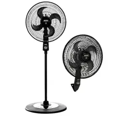 SAMURAI - Ventilador AirProtect Maxx 2 en 1 Negro