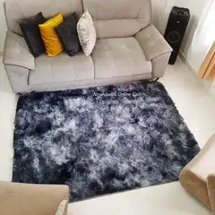 HOME - Alfombra Grande Tapete Peludo para sala 200 X 150cm Decoracion Hogar