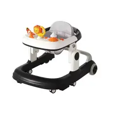 KIDSHOP - CaminadorAndaderaLlantasSiliconaMusicalConLucesK229-3Negro