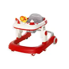 KIDSHOP - Caminador Llantas Silicona Musical Con Luces K229-3 Rojo