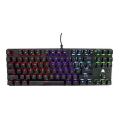 ZER - TECLADO USB MECANICO GAMER PREMIUM SWITCH AZUL - TECLAS ALUMBRAN