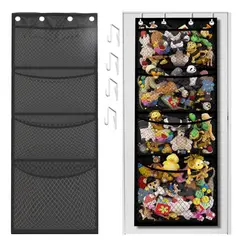 GENERICO - Organizador Puerta Malla Almacenamiento Peluches Pañales