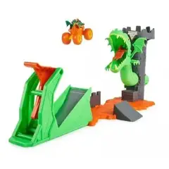 MONSTER JAM - Pista Dueling Dragon Vehiculo Lanzador
