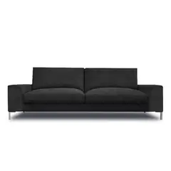 MAGIC CLASS - SOFÁ MODERNO COOPER MICROFIBRA NEGRO