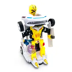 GENERICO - Carro Policia Transformers Deportivo Juguete Niño