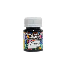 FRANCO ARTE - Pintura Acrilica Para Tela Negro 30 Cm3