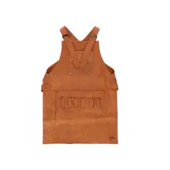LA CHAQUETERIA - Delantal en Cuero Doble Faz Cuero y Jean