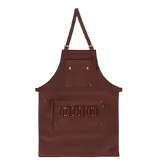 LA CHAQUETERIA - Delantal en Cuero Doble Faz Cuero y Jean