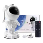 GENERICO - Lampara Astronauta Proyector Parlante bluetooth