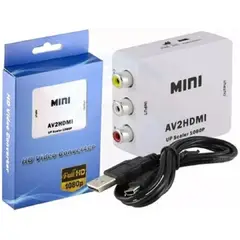 GENERICO - Convertidor De Rca A Hdmi Dvd Camara Play 2 A Un Tv