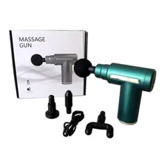 GENERICO - Mini Pistola Masaje Muscular Profesional + 4 Accesorios