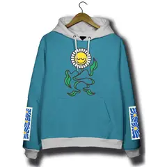 SEVEN ONE - HOODIE CASUAL CON ESTAMPADO