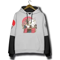 SEVEN ONE - HOODIE CASUAL CON ESTAMPADO