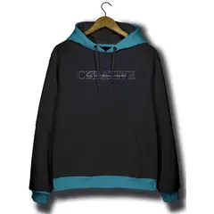 SEVEN ONE - HOODIE CASUAL CON ESTAMPADO