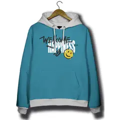 SEVEN ONE - HOODIE CASUAL CON ESTAMPADO