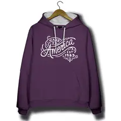 SEVEN ONE - HOODIE CASUAL CON ESTAMPADO