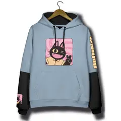 SEVEN ONE - HOODIE CASUAL CON ESTAMPADO - DAMA