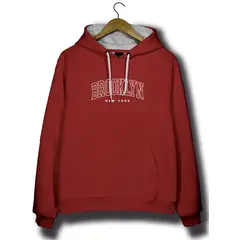 SEVEN ONE - HOODIE CASUAL CON ESTAMPADO - DAMA