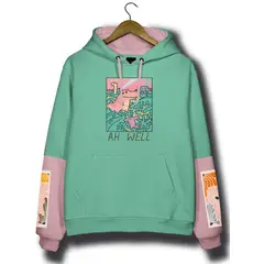 SEVEN ONE - HOODIE CASUAL CON ESTAMPADO - DAMA