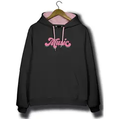 SEVEN ONE - HOODIE CASUAL CON ESTAMPADO - DAMA