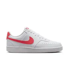 NIKE - Tenis Court Vision Low Mujer-Blanco