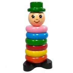 MAFEGO - Torre De Ensarte Payaso Gusano Didácticos Montessori