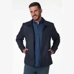 LEC LEE - Chaqueta cuadros para Hombre - Azul