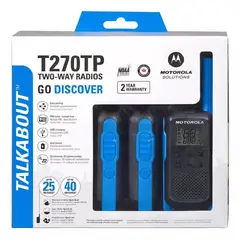 MOTOROLA - 3 Radios T270tp Walkie Talkie Talkabout